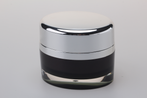 Black Cosmetic jar